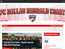 Tablet Screenshot of fcdallas-ec.com